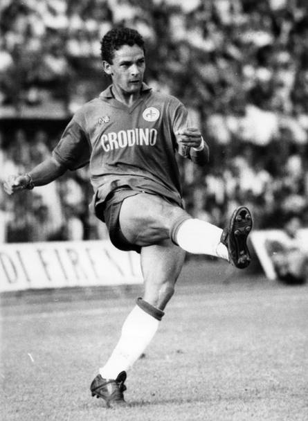 1989, Baggio con maglia della Fiorentina